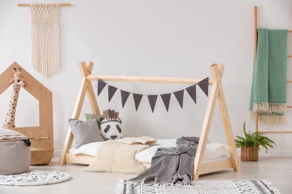 Lit tipi en bois Aismée Lit tipi en bois Aismée