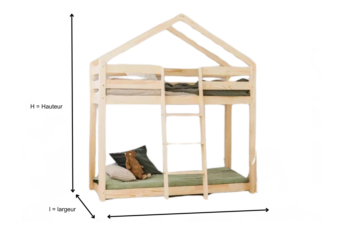 Schéma Lit superposé Alix