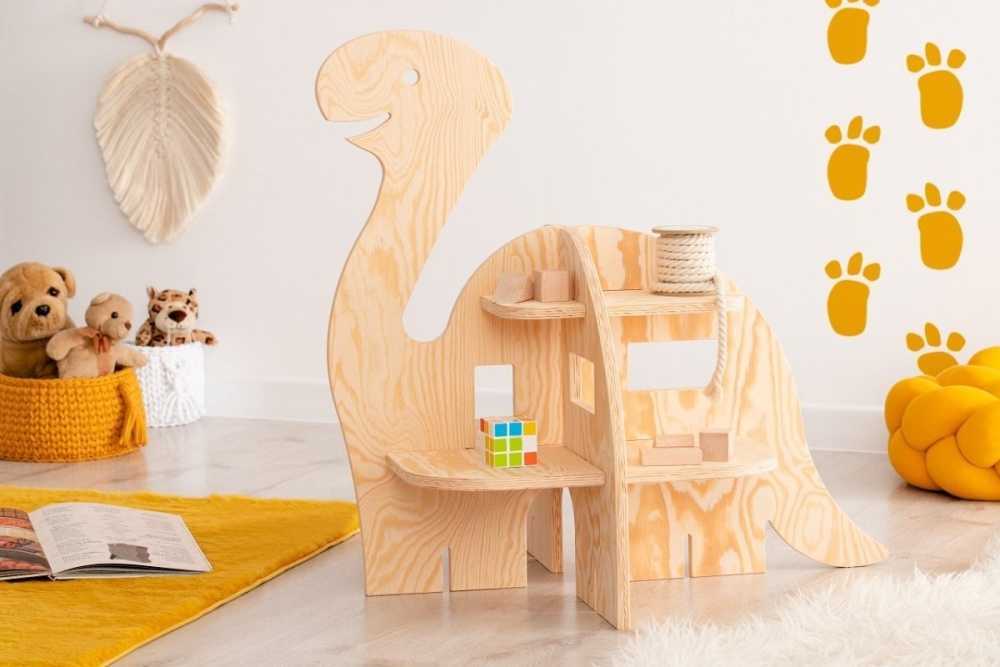 Diplodocus en bois étagère Diplodocus en bois étagère