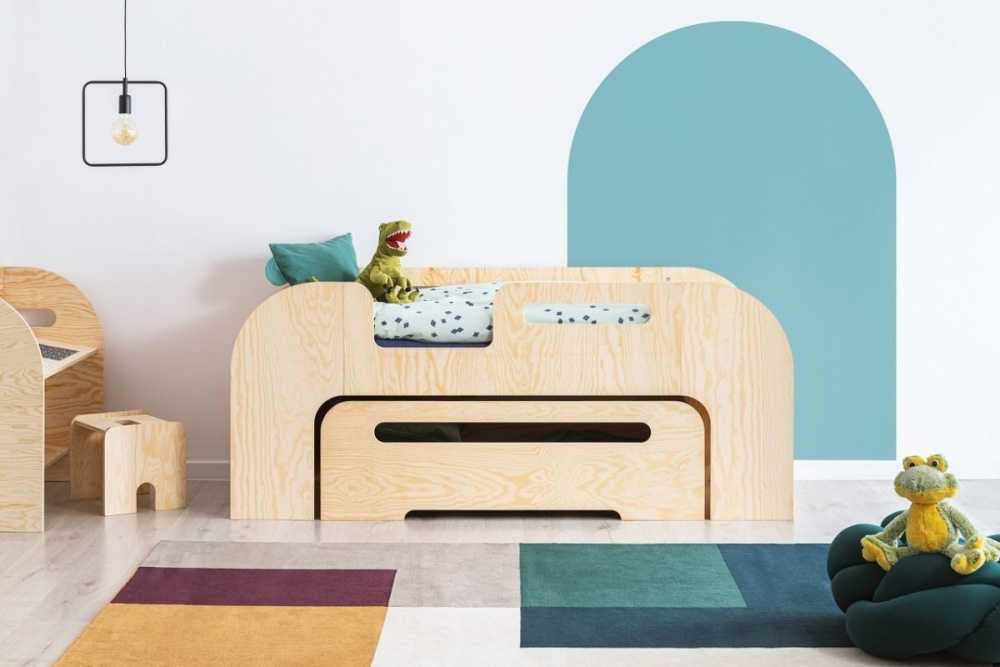 Lit enfant en bois de Pin 80x180cm YAGO Lit enfant en bois de Pin 80x180cm YAGO