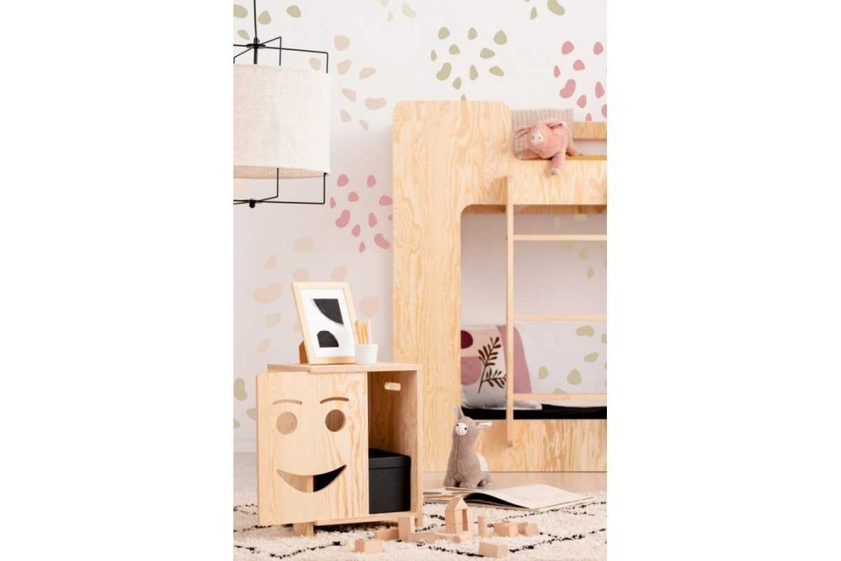 POPPY Table de chevet en bois