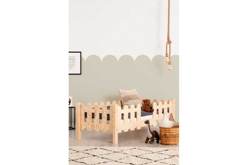 Lit enfant en bois 70x140cm GASPARD avec option accès au centre Lit enfant en bois 70x140cm GASPARD avec option accès au centre