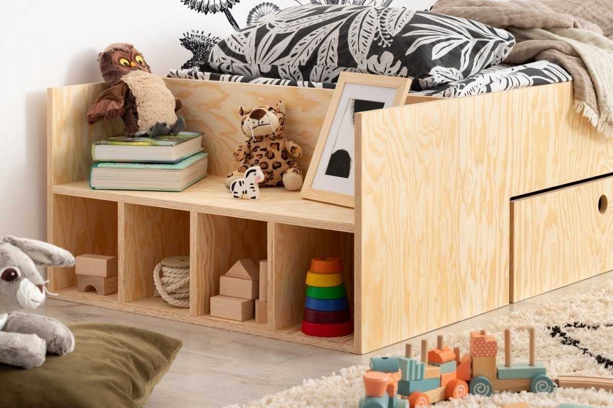Étagères du lit en bois modulable enfant WILLOW
