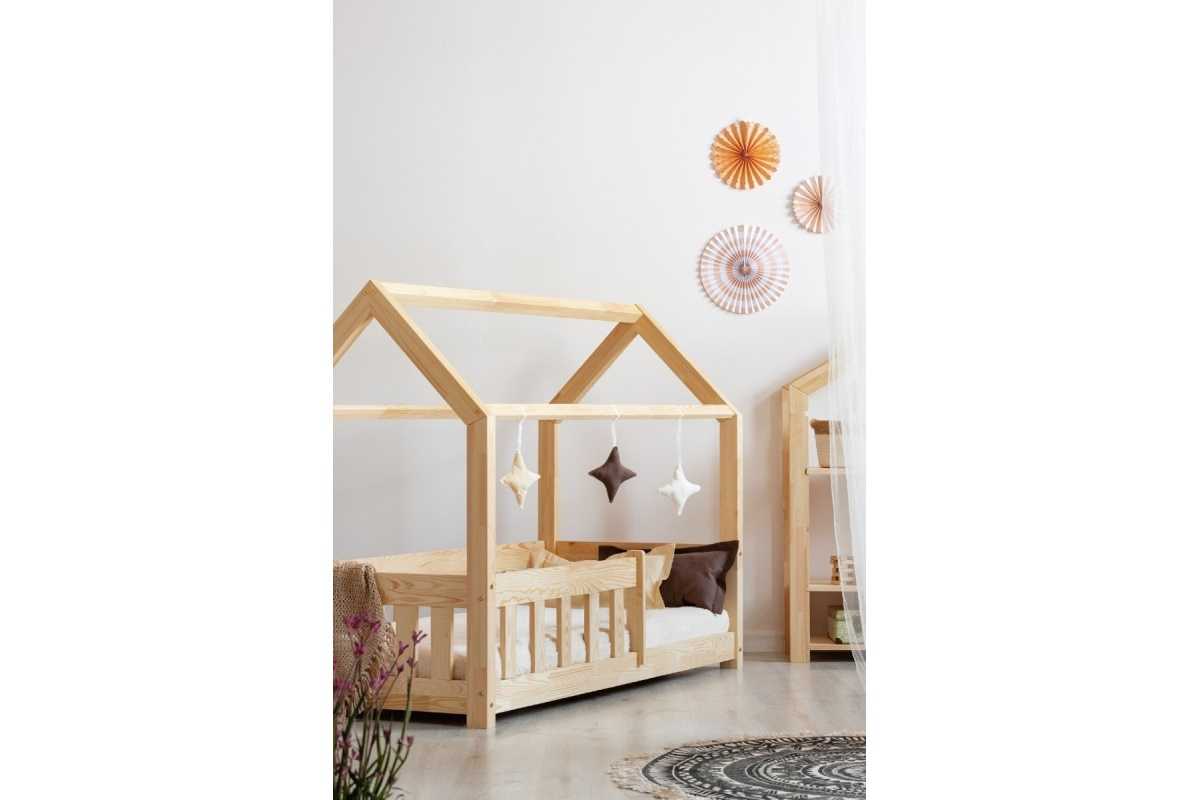 YSEULT Lit cabane en bois de Pin chambre enfant