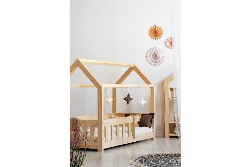 YSEULT Lit cabane en bois de Pin chambre enfant