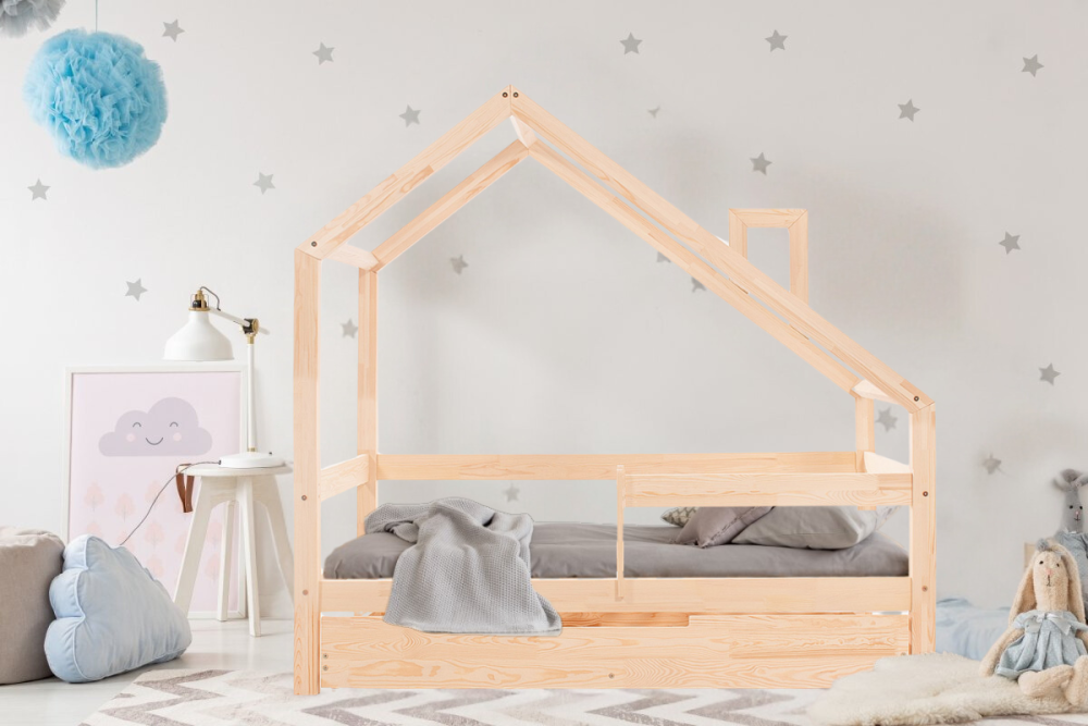 Lit cabane avec tiroir éléa