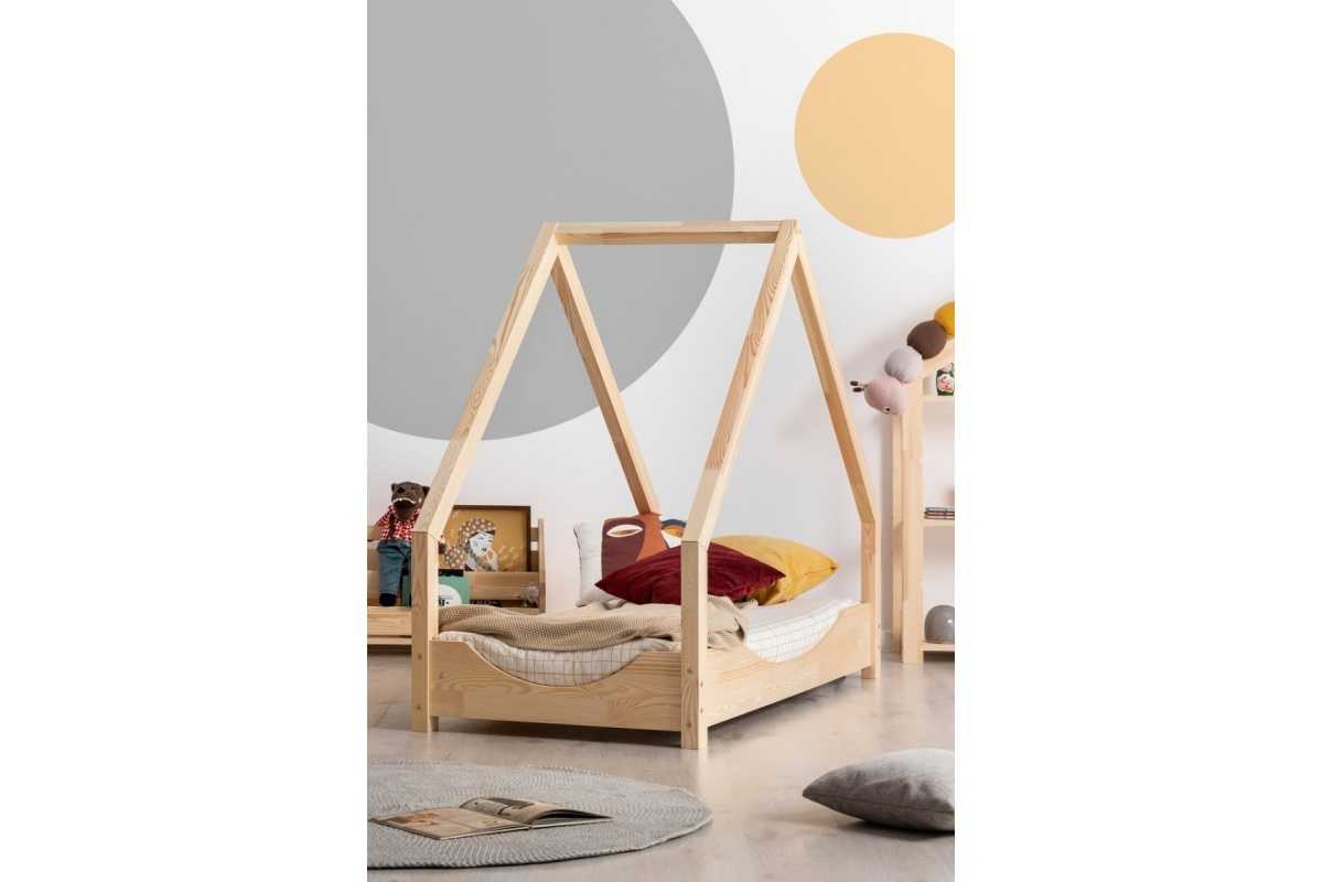 Lit cabane en bois de pin enfant MARLOW