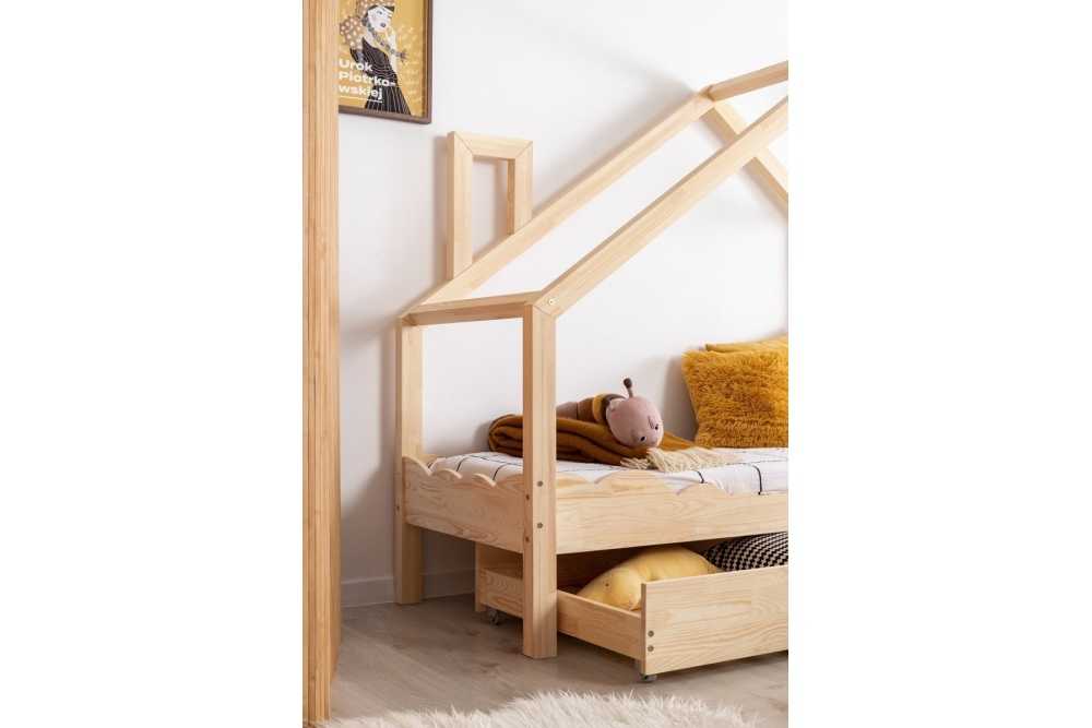 CALLIE lit cabane enfant en bois de pin tiroir rangement CALLIE lit cabane enfant en bois de pin tiroir rangement