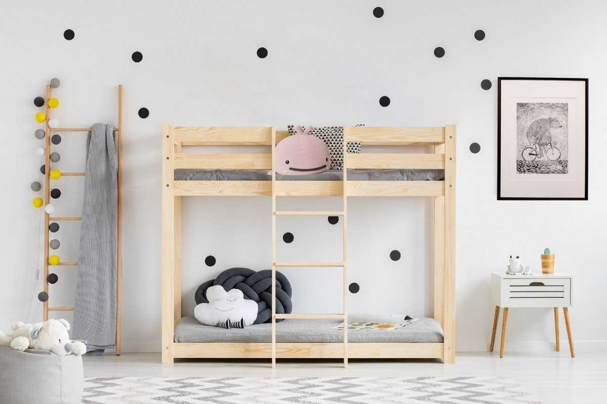 MOANA lit superposé enfant 190x200 en bois de pin