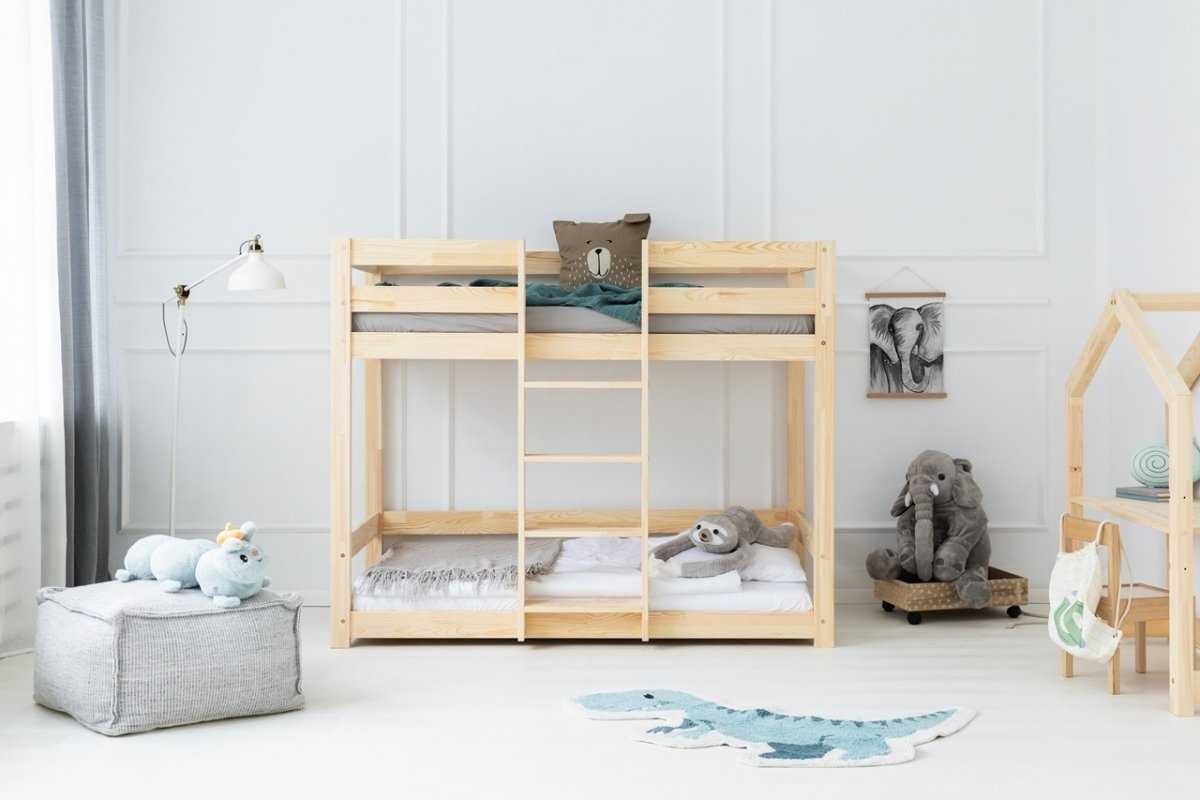 Lit superposé en bois Sacha accès milieu