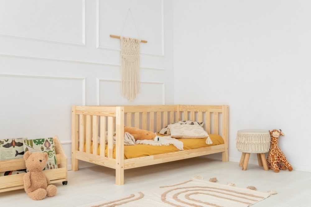 Lit modulable en bois Jules avec option pieds surélevés