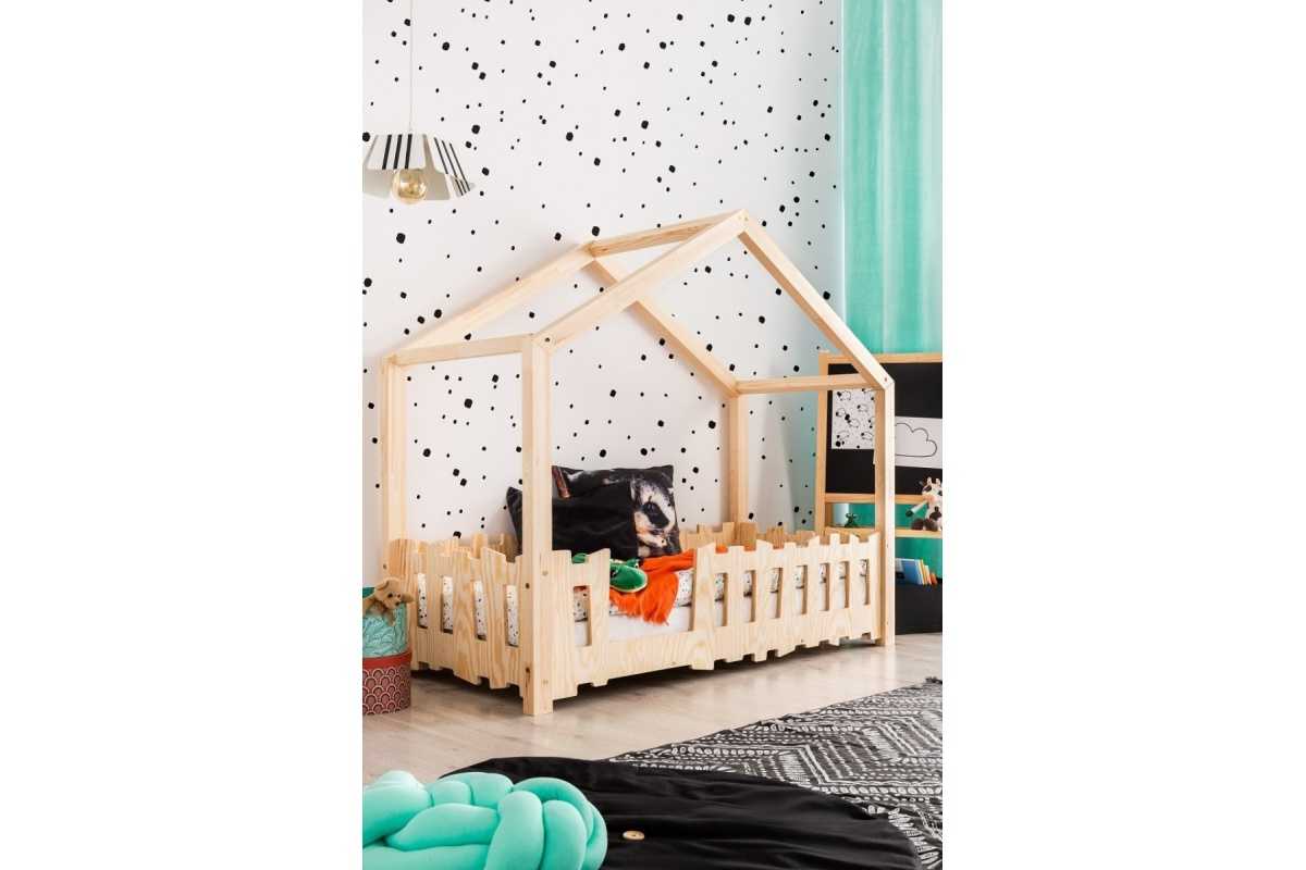 Lit cabane en bois Nina accès gauche