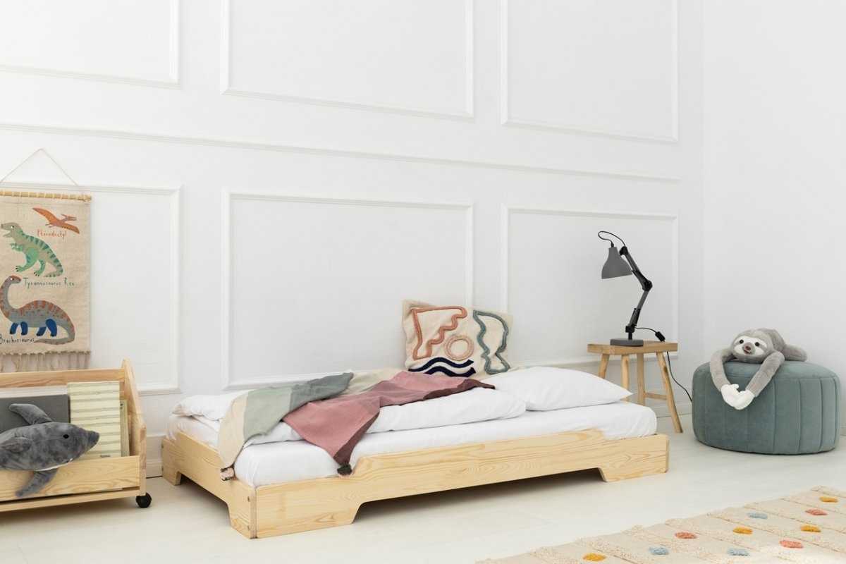 Lit en bois de pin naturel enfant TAO