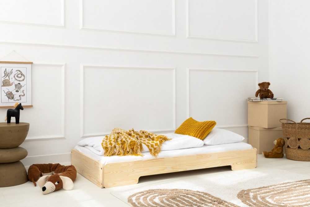 Lit en bois de pin TAO 90x190cm Lit en bois de pin TAO 90x190cm