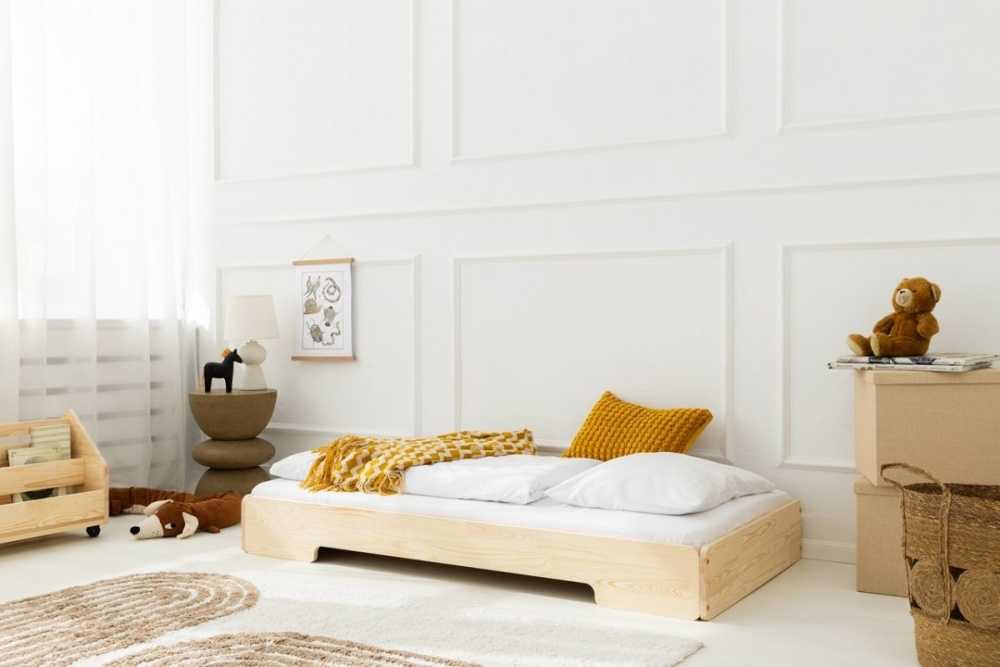 Lit en bois de pin enfant TAO 90x190cm 2